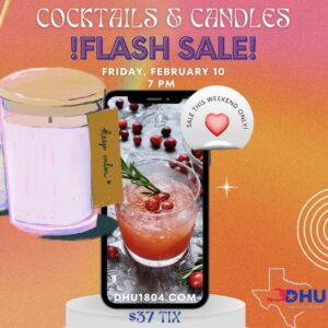 Cocktails and candles